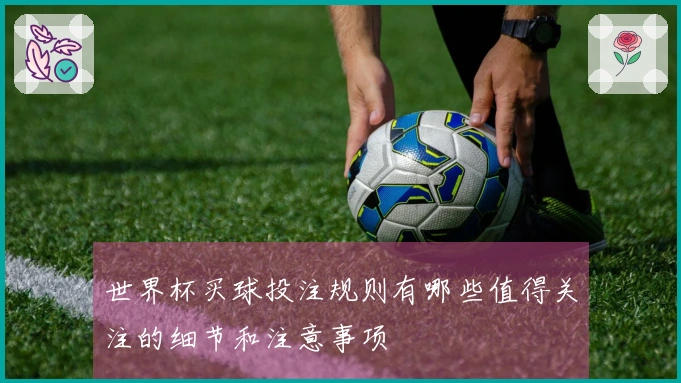 世界杯买球投注规则有哪些值得关注的细节和注意事项